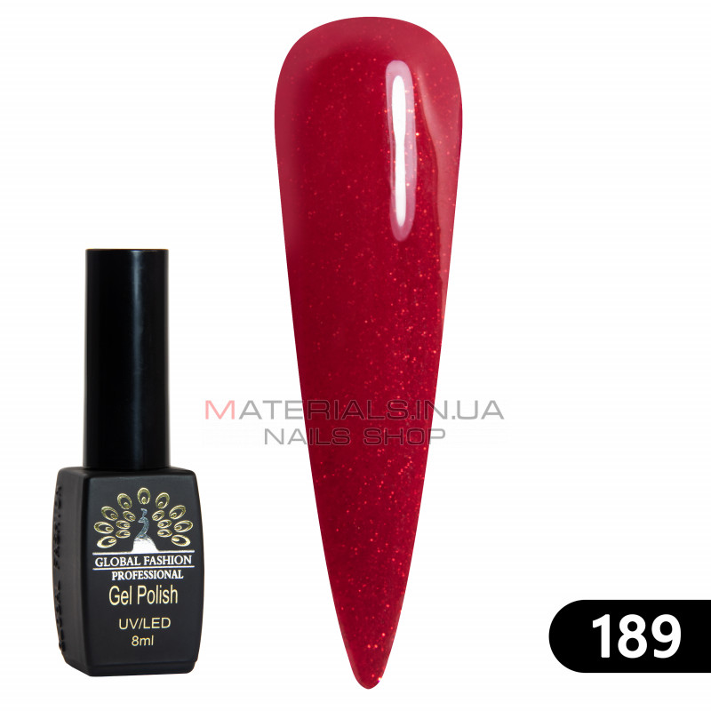 Гель лак BLACK ELITE 189, Global Fashion 8 мл