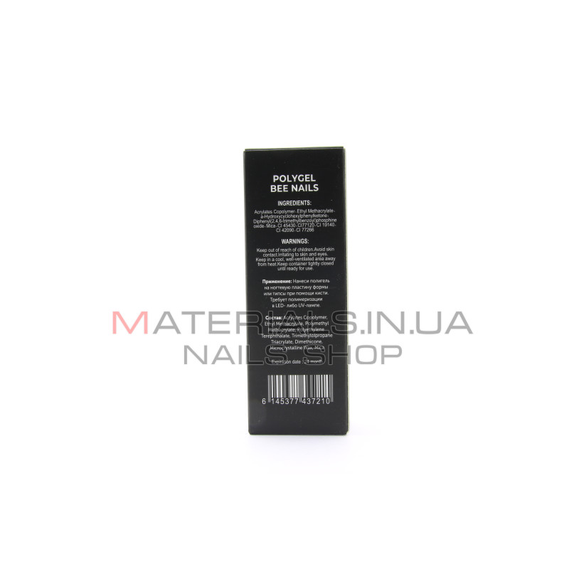 Poly-gel Bee Nails с глиттером #S01, 30г