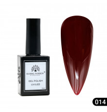 Гель лак Global Fashion, Gel polish 15 ml, 14
