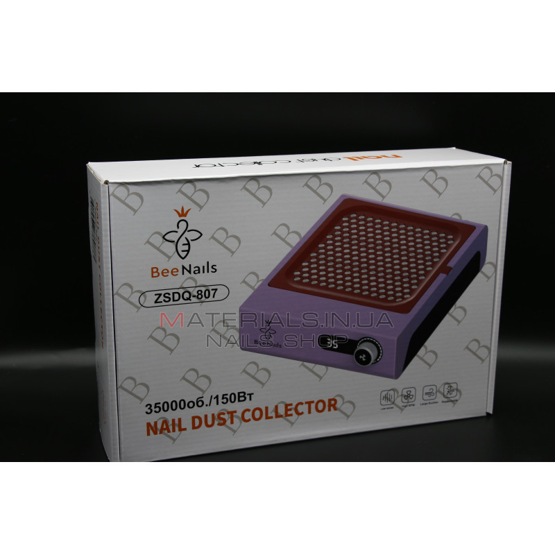 Витяжка манікюрна (пилосос) Bee Nails, 150W, ZS-807, white
