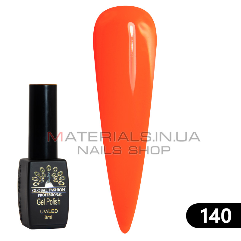 Гель лак BLACK ELITE 140, Global Fashion 8 мл