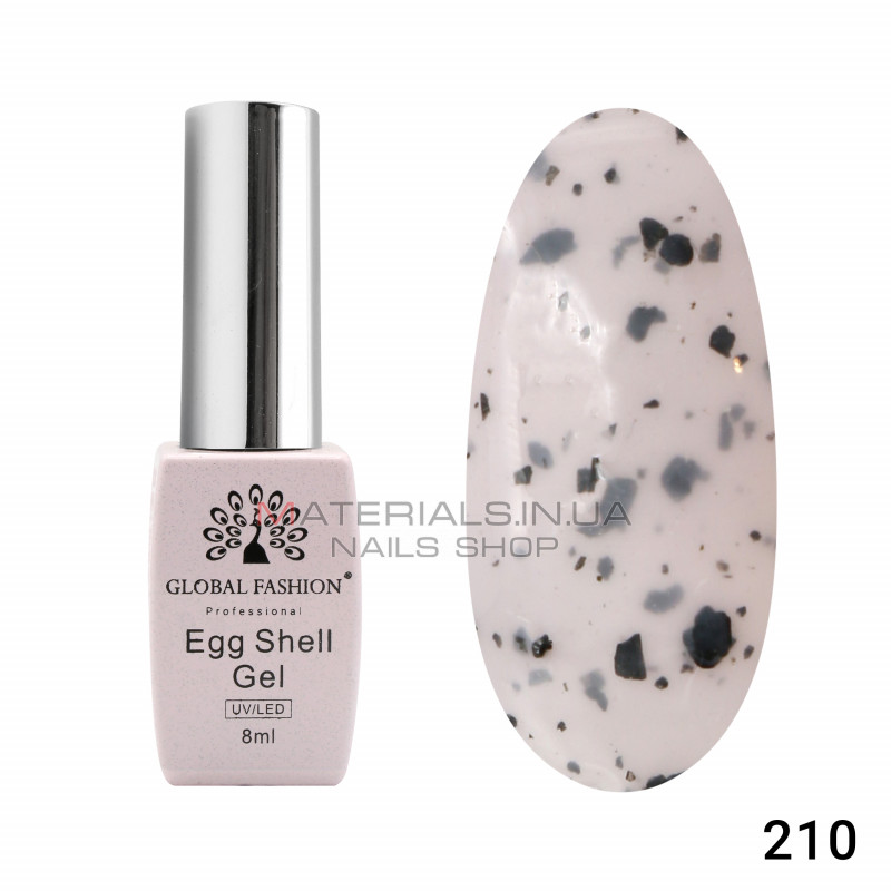 Гель лак Egg Shell 8 мл, 210 Гель лак Egg Shell 8 мл, 210