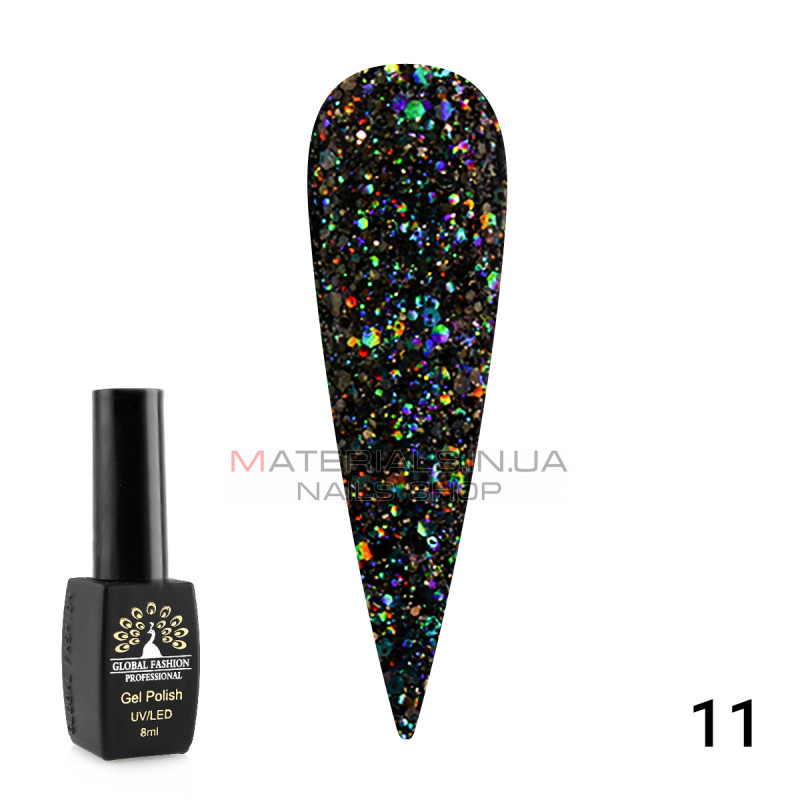 Гель лак Diamond Ball Global Fashion 8 мл, 011 Гель лак Diamond Ball Global Fashion 8 мл, 011