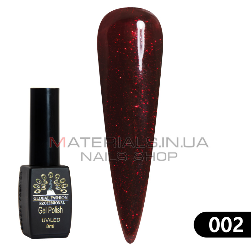 Гель лак BLACK ELITE 002, Global Fashion 8 мл