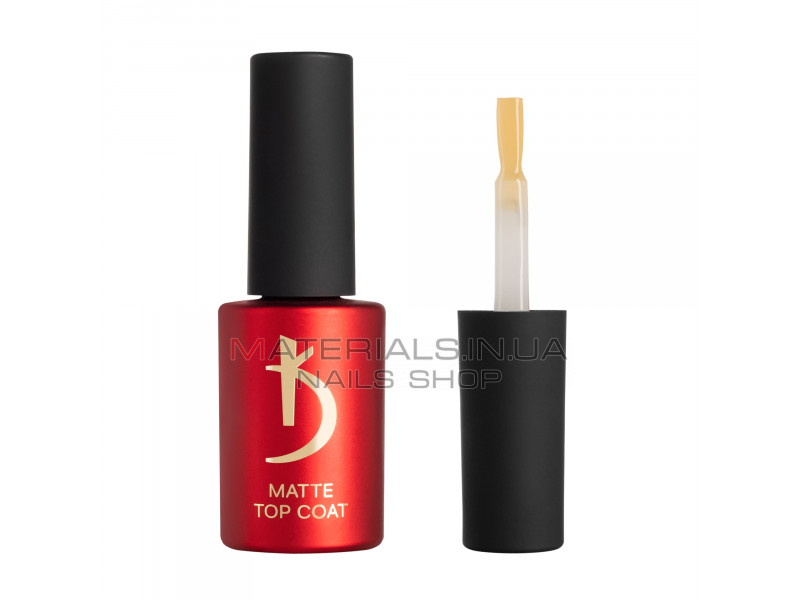 Матове верхнє покриття топ/фініш для гель-лаку, 7 мл - Matte Top Coat Velour Kodi professional