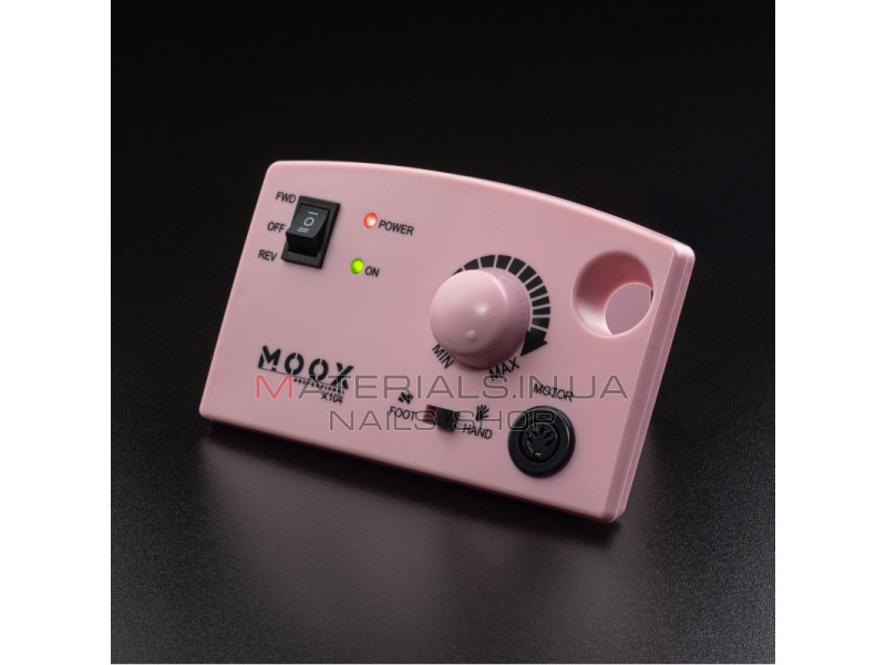 Фрезер Мокс X104 (Розовый) на 45 000 об./мин. и 65W. для маникюра и педикюра