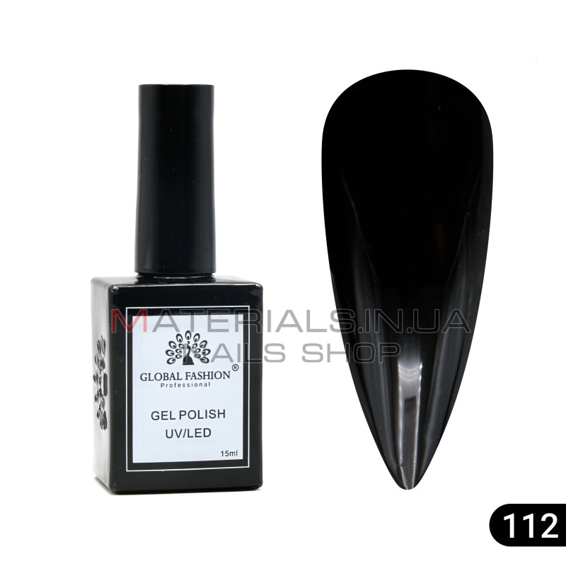 Гель лак Global Fashion, Gel polish 15 ml, 112