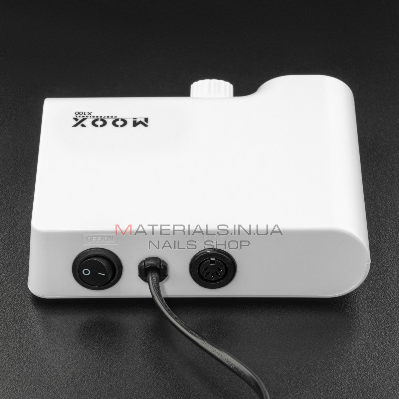 Фрезер Мокс X100 (Білий) на 45 000 об/хв. та 70W. для манікюру та педикюру
