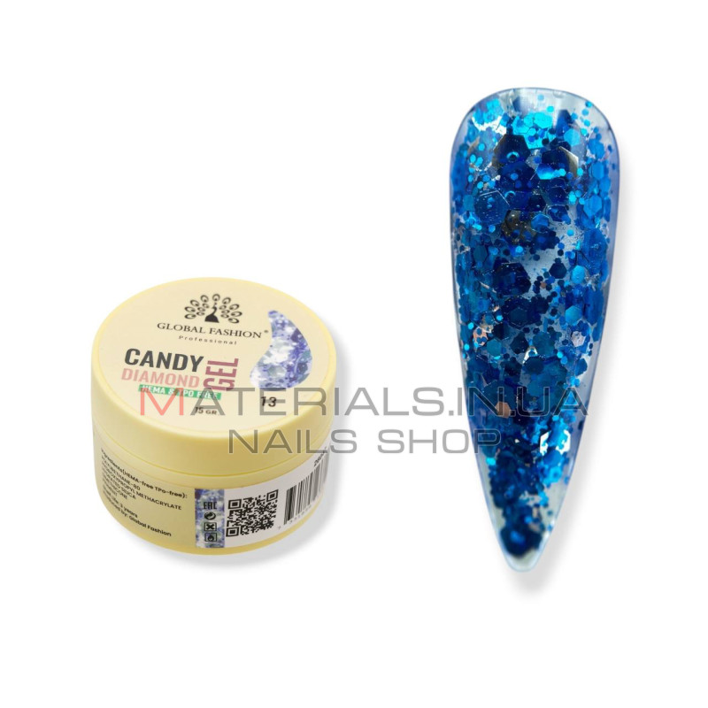 Гель для моделювання нігтів 15 г, Diamond Builder Gel 13