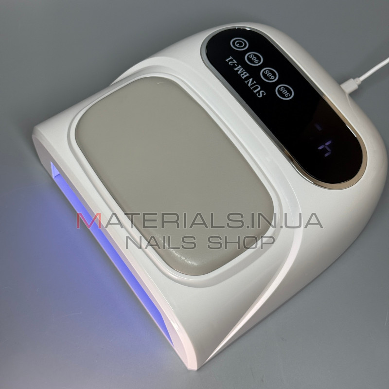 Лампа для манікюру UV/LED SUN BM-21 120 Вт на акумуляторі з підлокітником