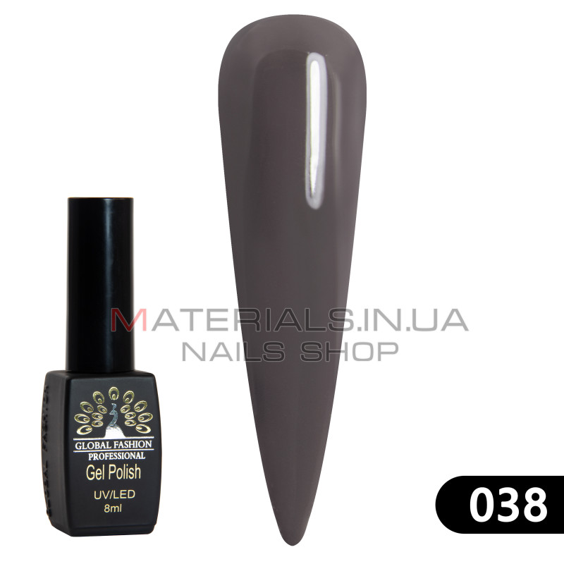 Гель лак BLACK ELITE 038, Global Fashion 8 мл