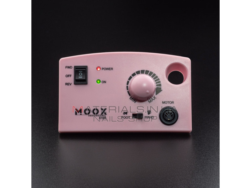 Фрезер Мокс X104 (Розовый) на 45 000 об./мин. и 65W. для маникюра и педикюра