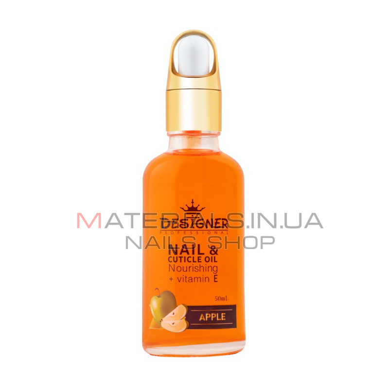 Олія для кутикули 50 мл. (Яблуко №2) - Nail&Cuticle oil від Дизайнер