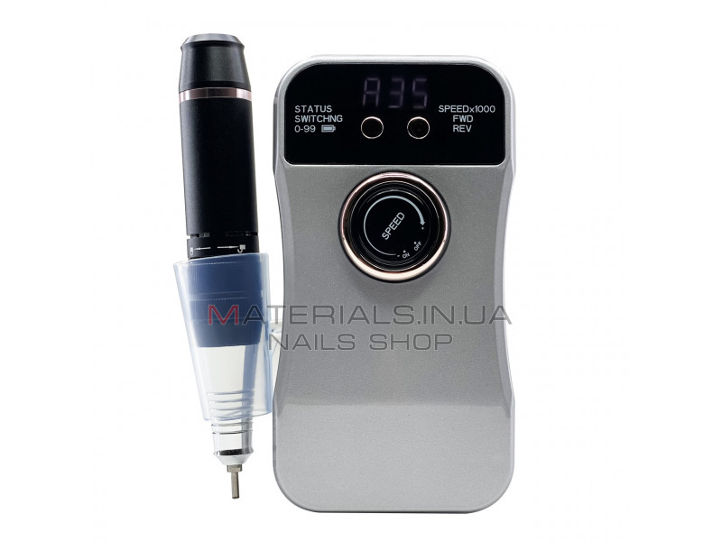 Фрезер для манікюру акумуляторний Nail Master ZS-230 35000 об/хв фрейзер на акумуляторі для нігтів