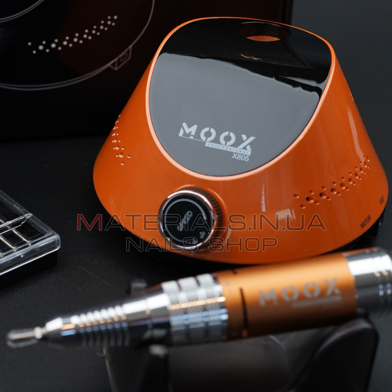 Фрезер Мокс X805 (Orange) на 55 000 об/хв. та 80W. для манікюру та педикюру