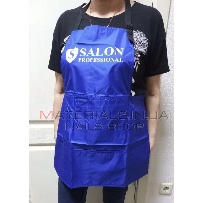 Фартух майстра Salon Professional, з ремінцем, Чорний