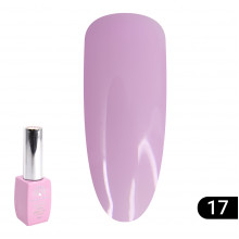 Кольорова френч база для гель лаку Global Fashion, Color French Base Coat 8 мл, 17
