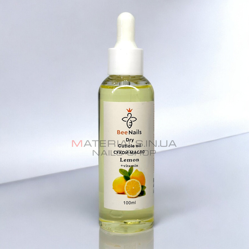 Сухе масло для кутикули BeeNails "Lemon", 100 мл Сухе масло для кутикули BeeNails "Lemon", 100 мл
