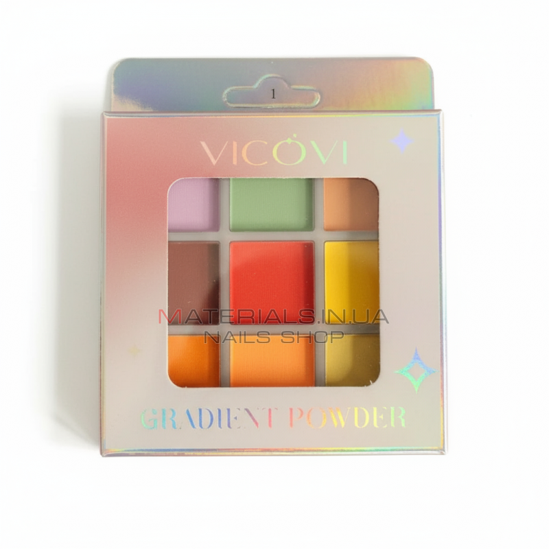 Пигмент для дизайна ногтей Vicovi Gradient Powder №10 Пигмент для дизайна ногтей Vicovi Gradient Powder №10