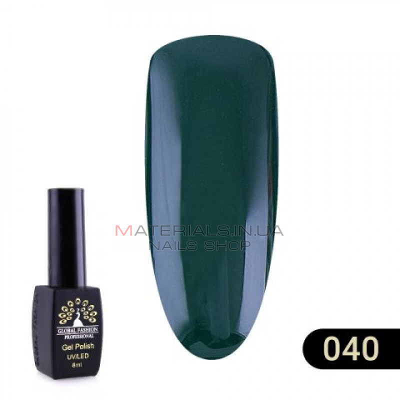 Гель лак BLACK ELITE 040, Global Fashion 8 мл