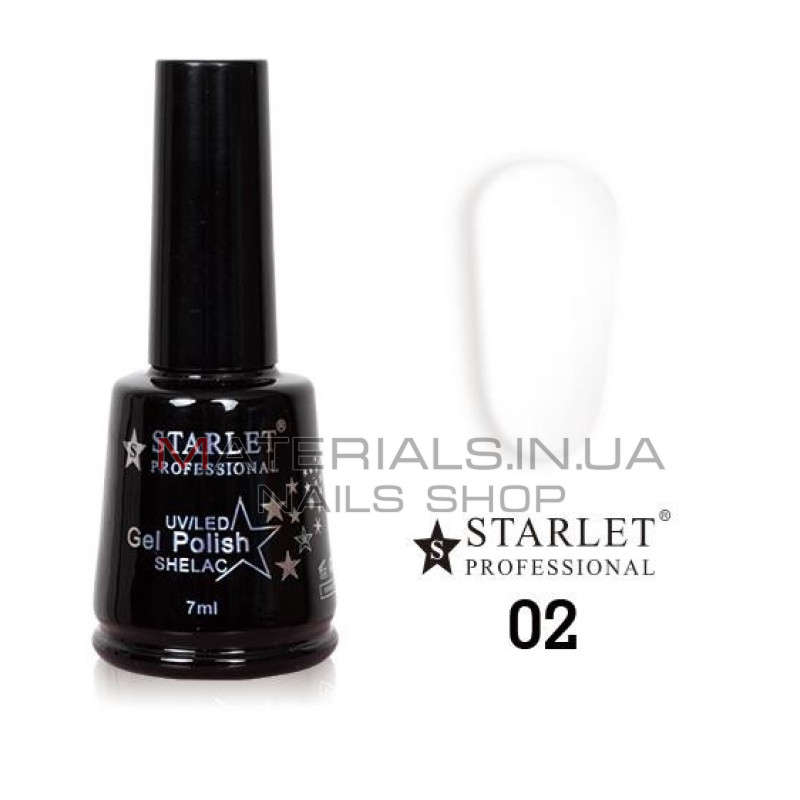 Гель-лак Starlet Professional №02, "Ангел"