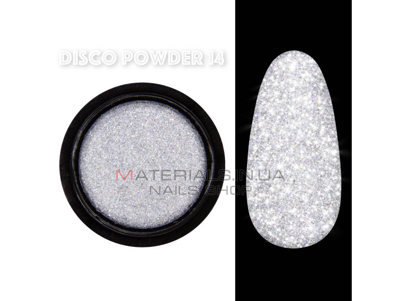 Disco powder Світловідбиваюче втирання Designer Professional №14
