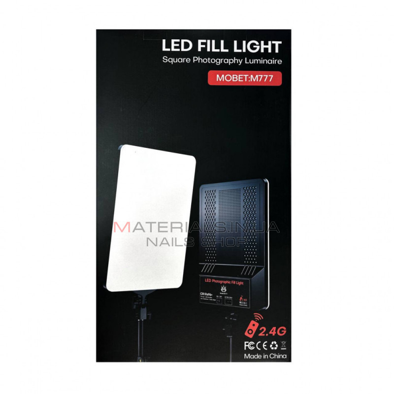 Лампа видеосвет LED M777 28x40 cm 160 Lights 3000K-6500K Fill Light Лампа видеосвет LED M777 28x40 cm 160 Lights 3000K-6500K Fill Light