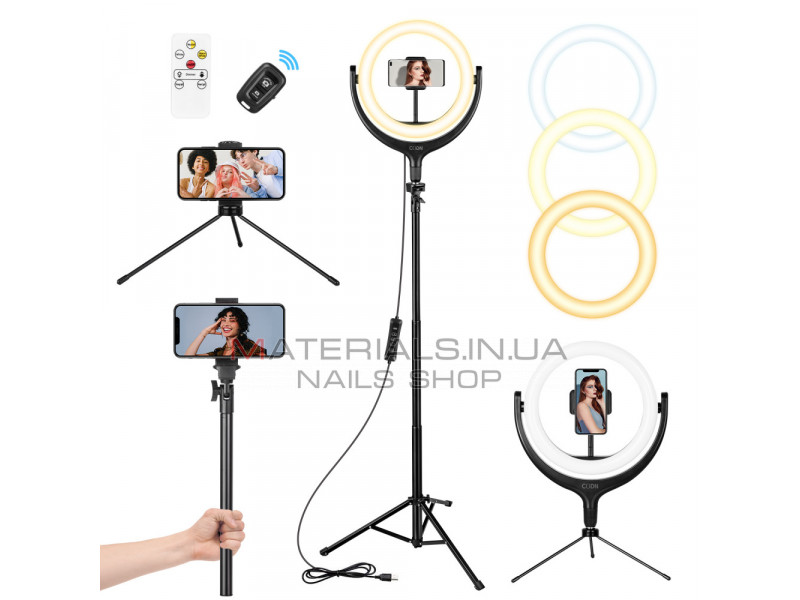 Лампа кольцевая комплект LED CODN-539B 10 inch+1.45cm tripod stand