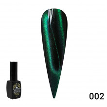 Гель лак кошачий глаз 24D Galactic Global Fashion 8 мл, 02
