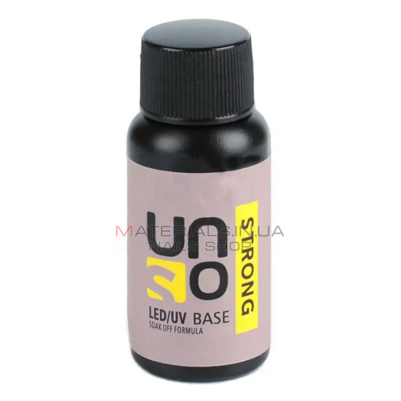 Uno Strong Base - Базовое покрытие для гель-лака (50 мл.) Uno Strong Base - Базовое покрытие для гель-лака (50 мл.)