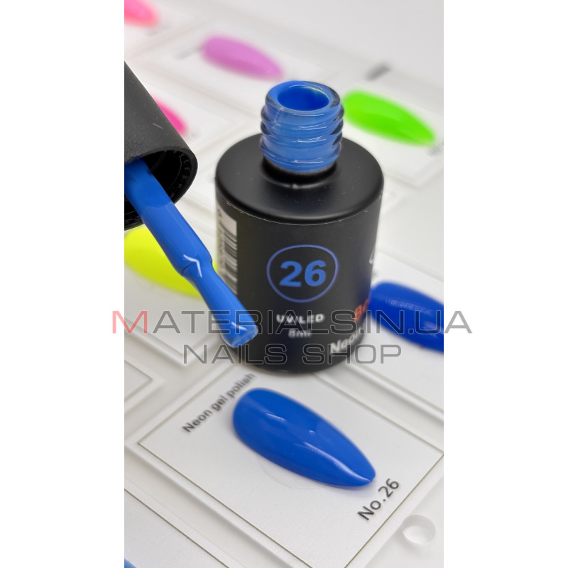 Гель-лак неоновий для нігтів Bee Nails neon gel polish, №26