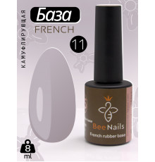 База для нігтів French rubber base Bee Nails №11