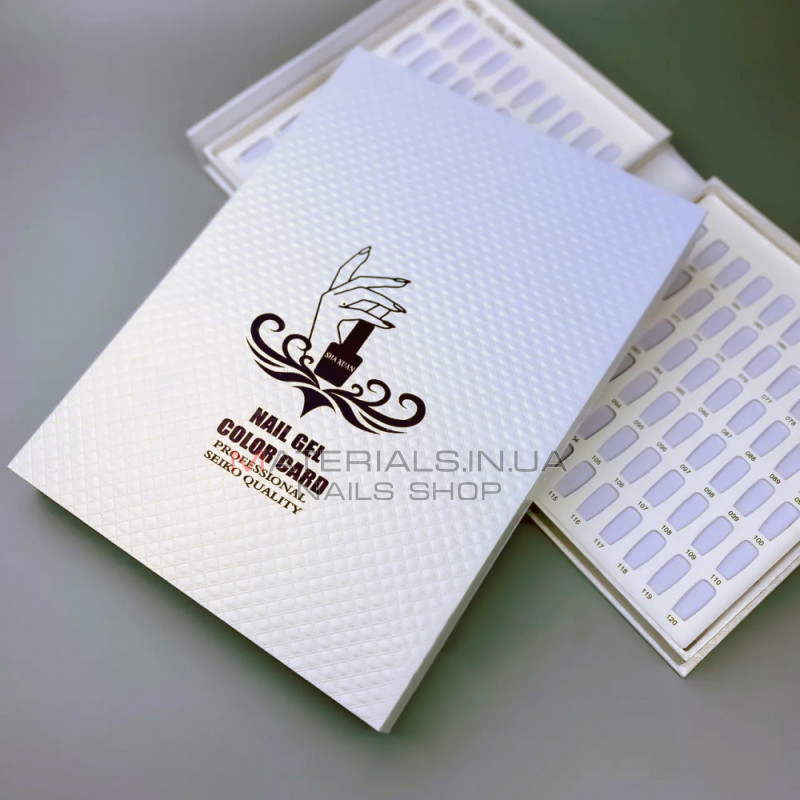 Палитра для гель-лака на 216 цветов nail gel color card Палитра для гель-лака на 216 цветов nail gel color card