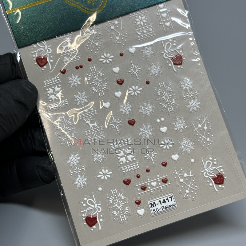 Наклейки Nail Sticker M-1417 Наклейки Nail Sticker M-1417