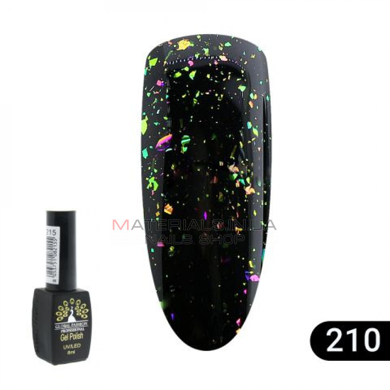 Гель лак BLACK ELITE 210, Global Fashion 8 мл