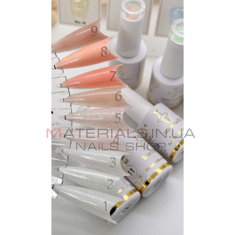 French Rubber base Hema free 01 Bee Nails, 8 ml