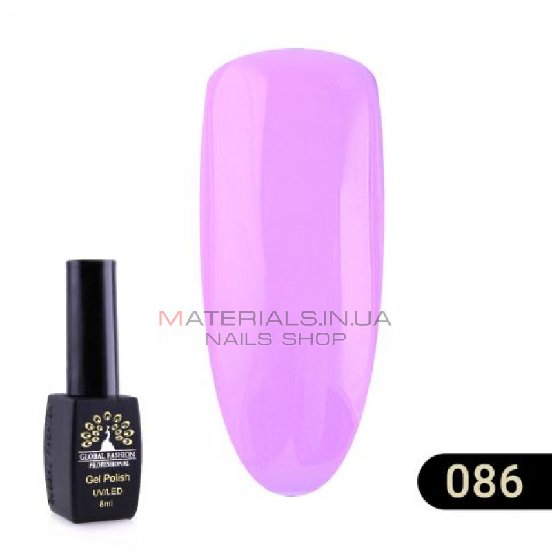 Гель лак BLACK ELITE 086, Global Fashion 8 мл