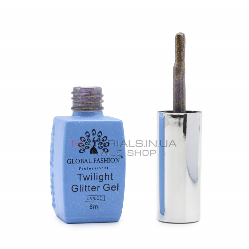 Гель лак Twilight Glitter 8 мл, 202 Гель лак Twilight Glitter 8 мл, 202