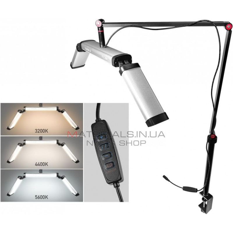Бестеневая LED лампа FZ-20H с креплением к столу Бестеневая LED лампа FZ-20H с креплением к столу