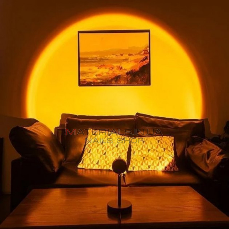 Настольная лампа с эффектом заката солнца Sunset Lamp Настольная лампа с эффектом заката солнца Sunset Lamp