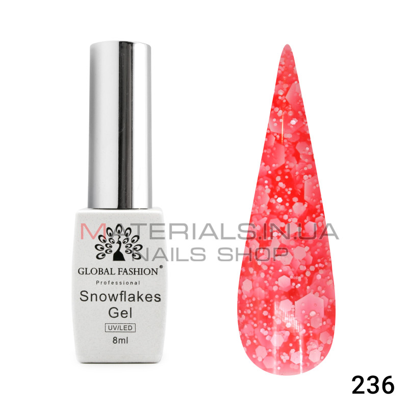 Гель лак Snowflakes 8 мл, 236