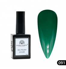 Гель лак Global Fashion, Gel polish 15 ml, 91