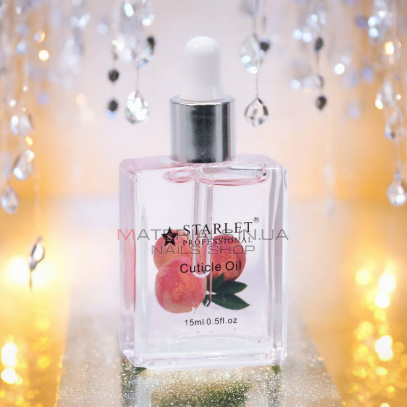 Масло для кутикулы Starlet Professional – Персик, 15мл Масло для кутикулы Starlet Professional – Персик, 15мл