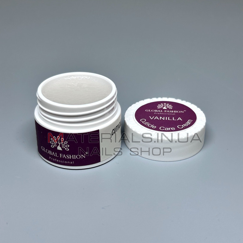 Крем олія для кутикули Global Fashion Vanilla, 5 г