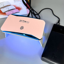UV LED Лампа Sun 13 plus, 60Вт працює від Power Bank