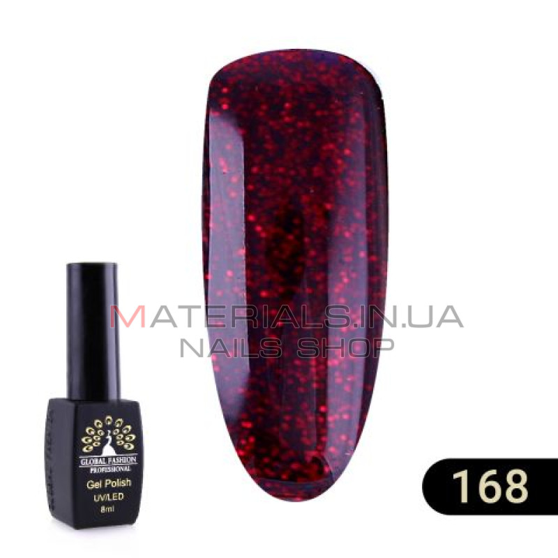 Гель лак BLACK ELITE 168, Global Fashion 8 мл