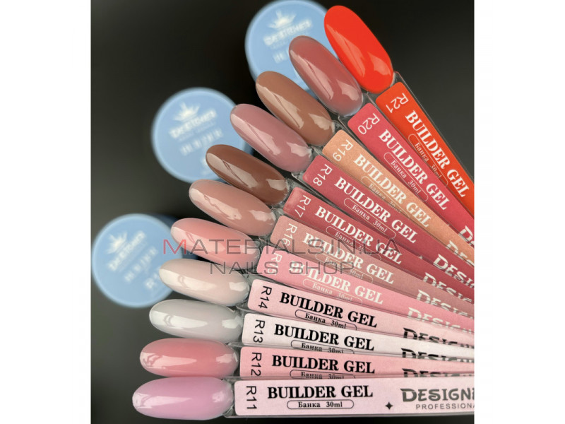 Builder Gel 30 мл., Дизайнер (Моделирующий гель) R15 Smoky Rose