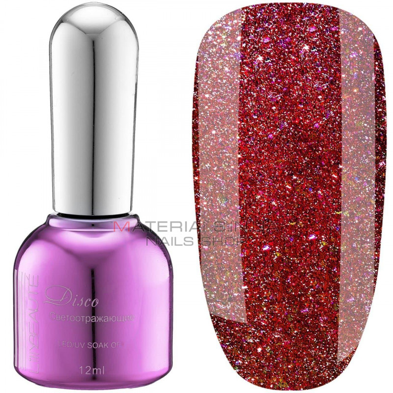 Гель-лак світловідбиваючий Lilly Beaute Disco Gel № 06 Гель-лак світловідбиваючий Lilly Beaute Disco Gel № 06