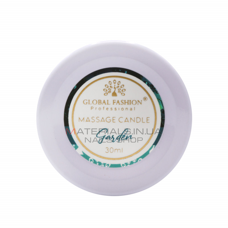 Масажна свічка Global Fashion, 30 ml, Garden