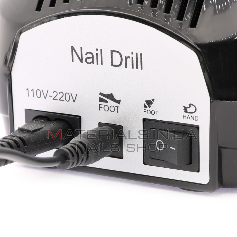 Аппарат для маникюра и педикюра BEE NAILS, 202D, с дисплеем, 65w, 45000 об, черный